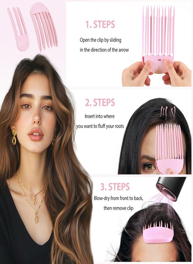 JANFUN Volumizing Hair Clips for Women 2PCS, Hair Volume Clip Styling Tools Volumizing Comb for Fluffy Bangs Clips for Root Lift, Root Booster Clips - Image 4